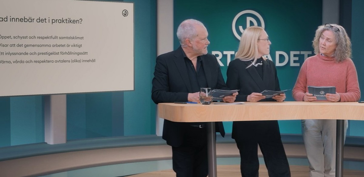 Anders Stålsby från Arbetsgivarverket, Sanna Feldell från OFR/S,P,O och Anna Westling från Saco-S